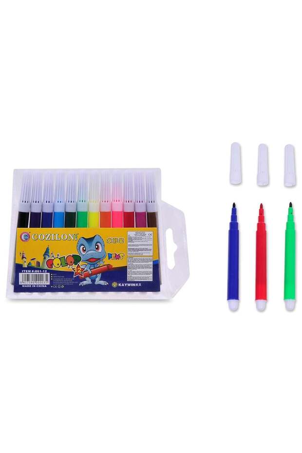 Mini Thin Markers - 12pcs - 1