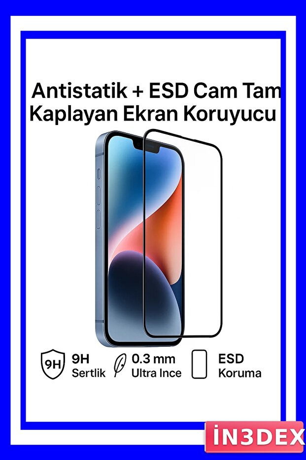 Anti-Static Full Coverage Screen Protector with 9H Hardness - 2