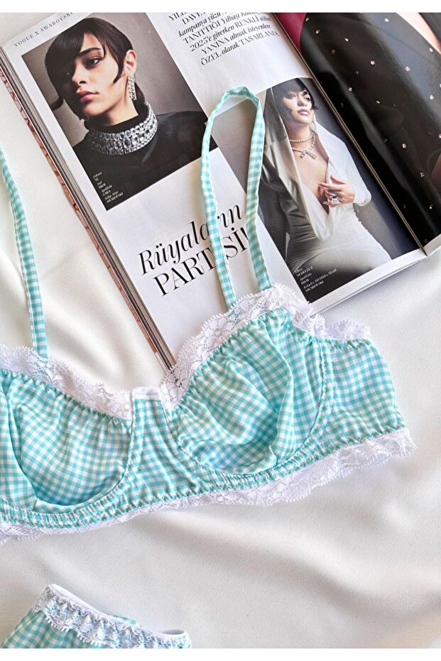 مجموعة حمالة الصدر الساتان - 2