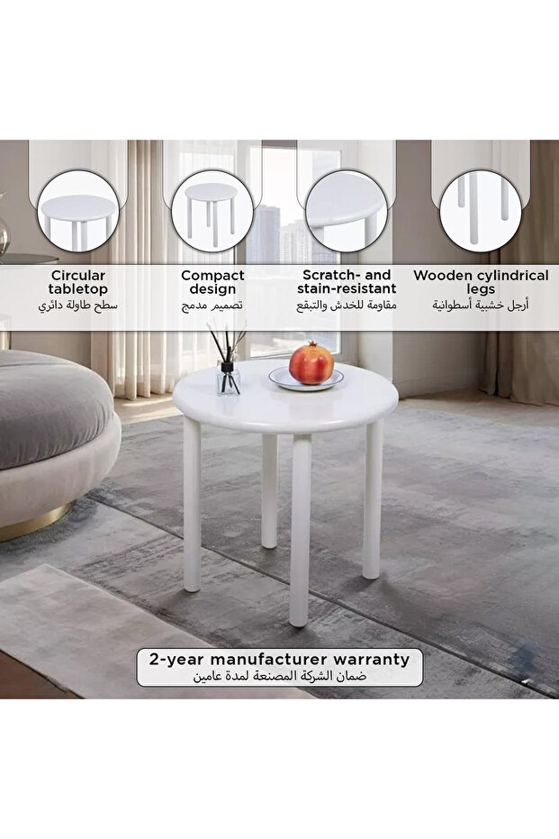 طاولة جانبية من أسبين - 3