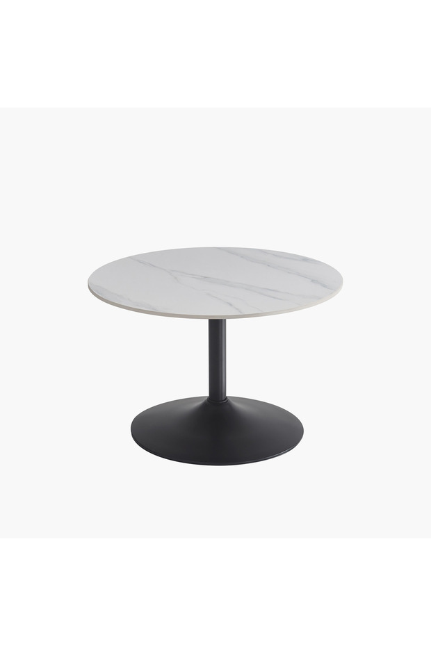 طاولة قهوة مستديرة من الحجر المتكلس من إلفيس إن إكس تي - 5