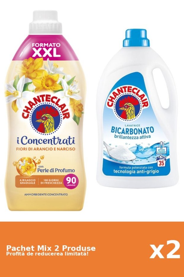 Set 2 Mix Chanteclair: 1 Balsam, 1 Detergent