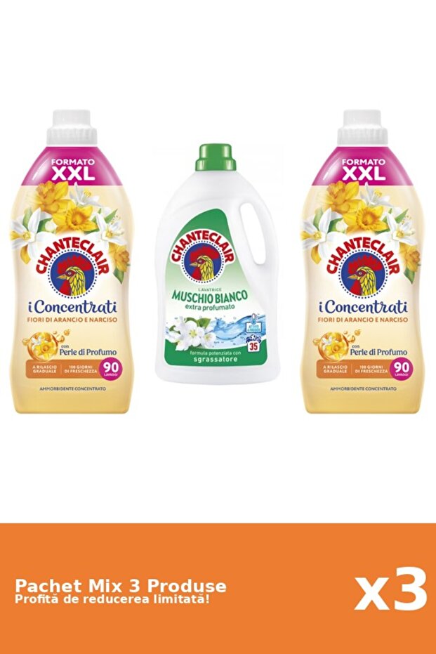 Set 3 Mix Chanteclair: 2 Conditioner, 1 Detergent - 1