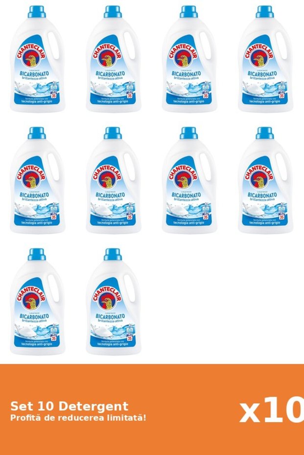 Set 10 Detergent Bicarbonat, 1575 ml