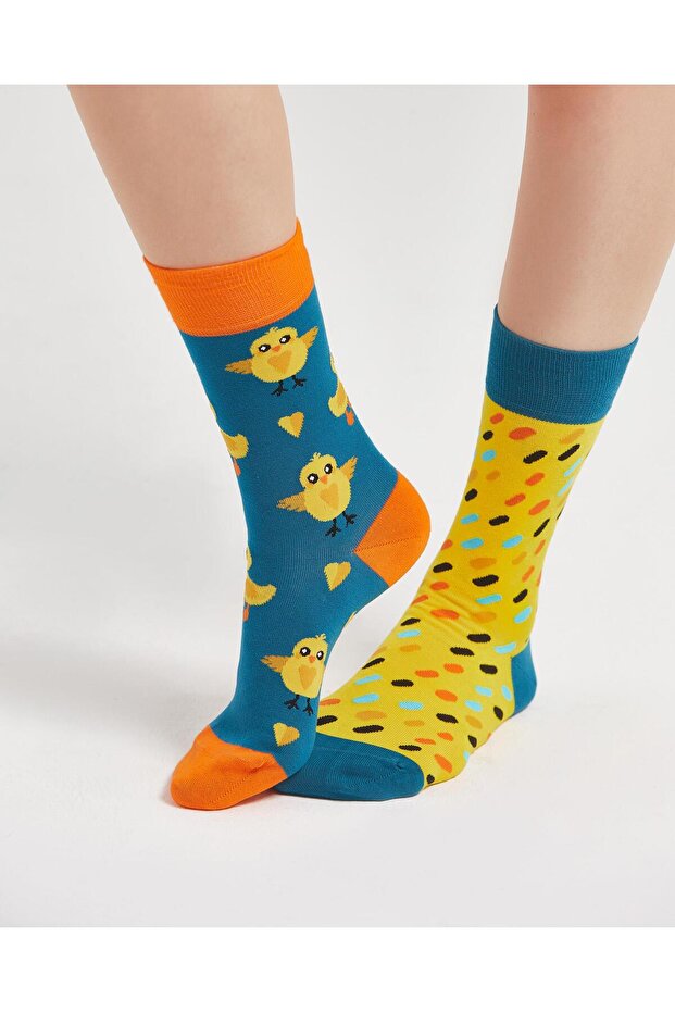 Slick-Chick Vibes Wife Different Socks