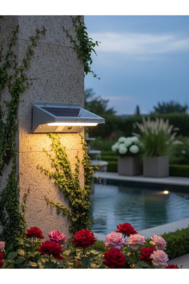SOLAR DUVAR APLİĞİ HAREKET SENSÖRLÜ DİMLİ - 1