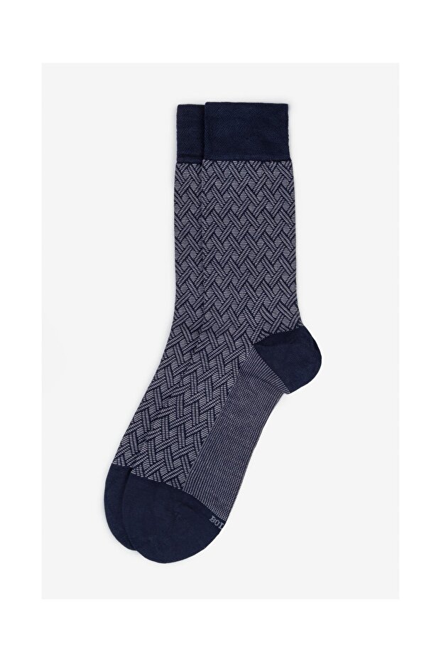 Men's Premium Stitch-Free Summer Bamboo Socks Navy Blue