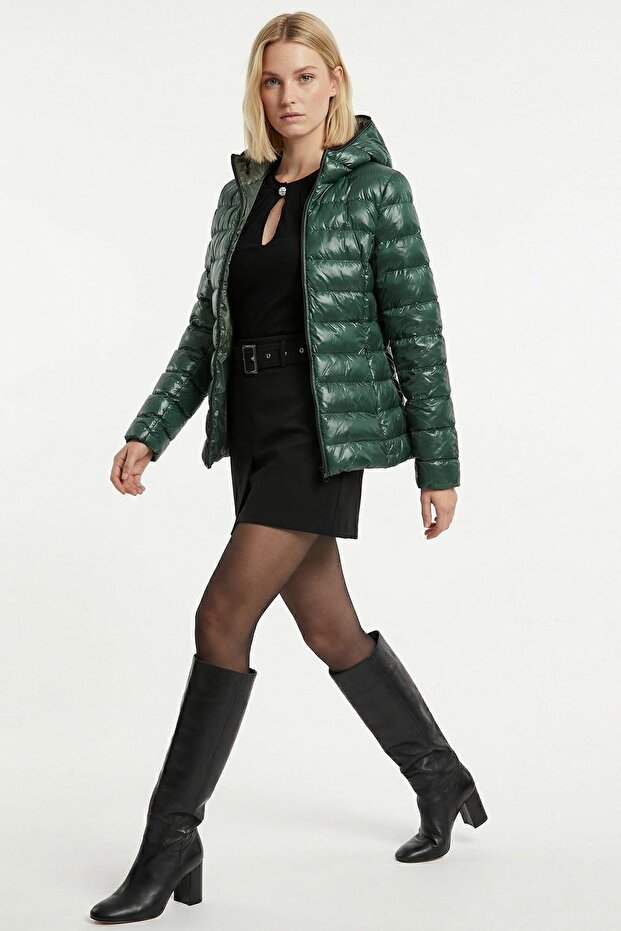 Kısa-Kapişonlu Mont - 3