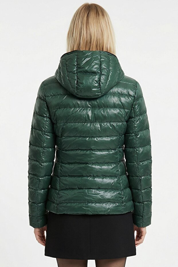 Kısa-Kapişonlu Mont - 6