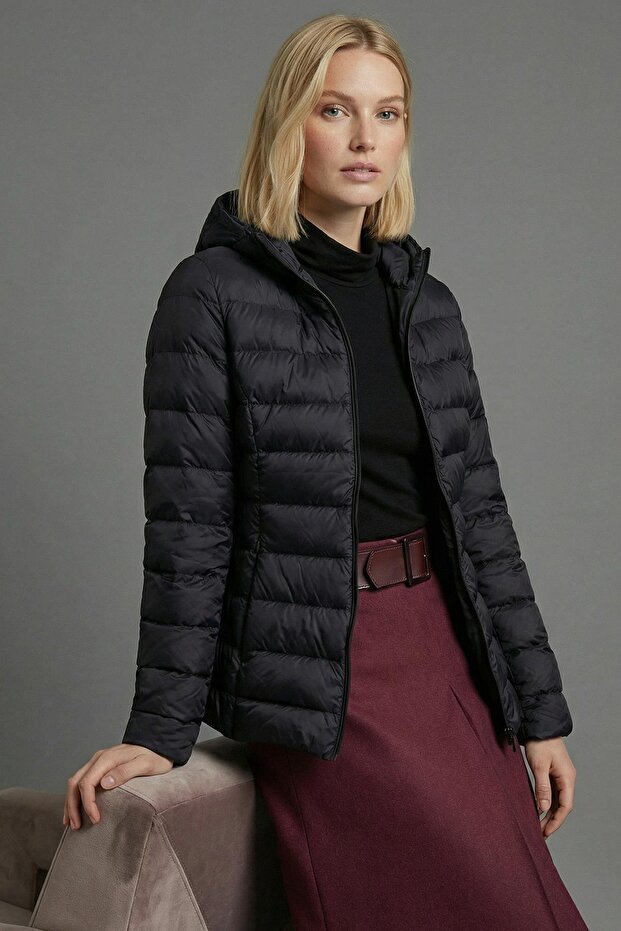 Kısa-Kapişonlu Mont - 2