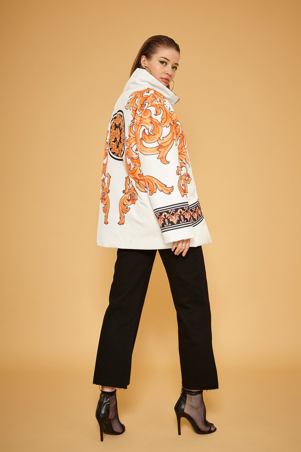 Patterned Puffer Jacket - 3