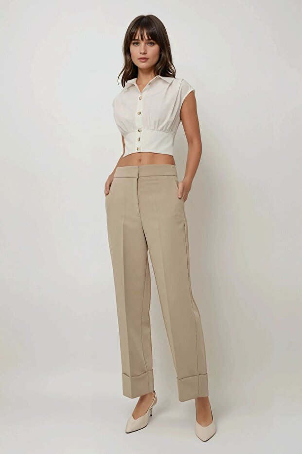 Premium Quality Double Layer Carrot Trousers