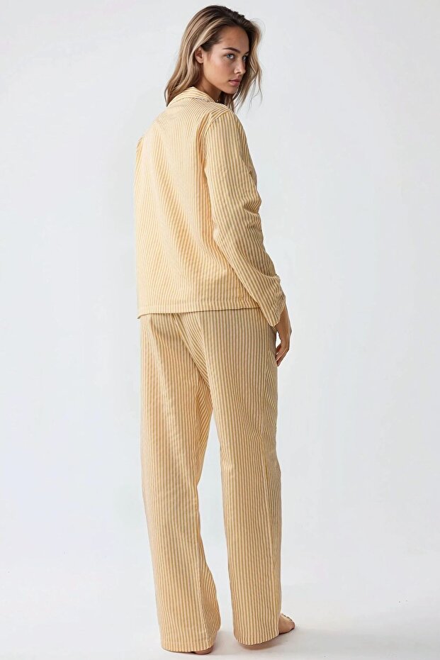 Σετ Πιτζάμες Ριγέ Βαμβακερές - 2