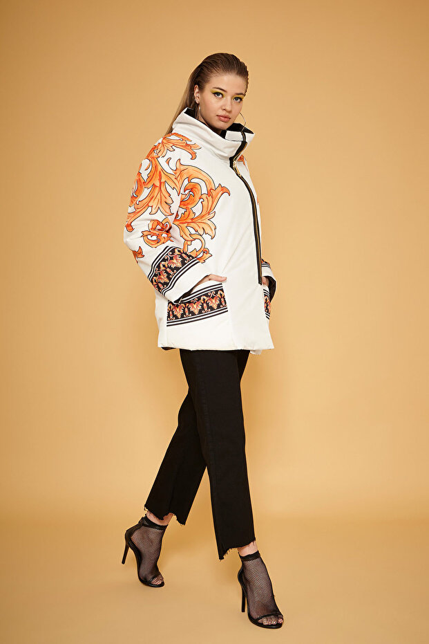 Patterned Puffer Jacket - 2