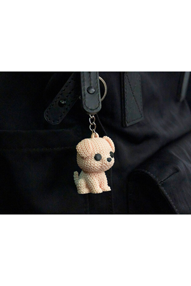 Örgü Köpek Anahtarlık - 2