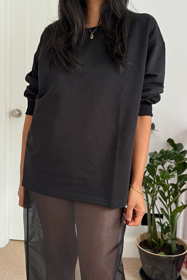 Siyah Sweatshirt - 7