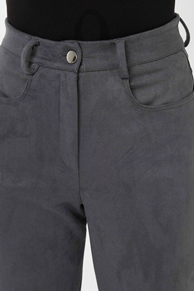 Yüksek Bel Pantolon - 5