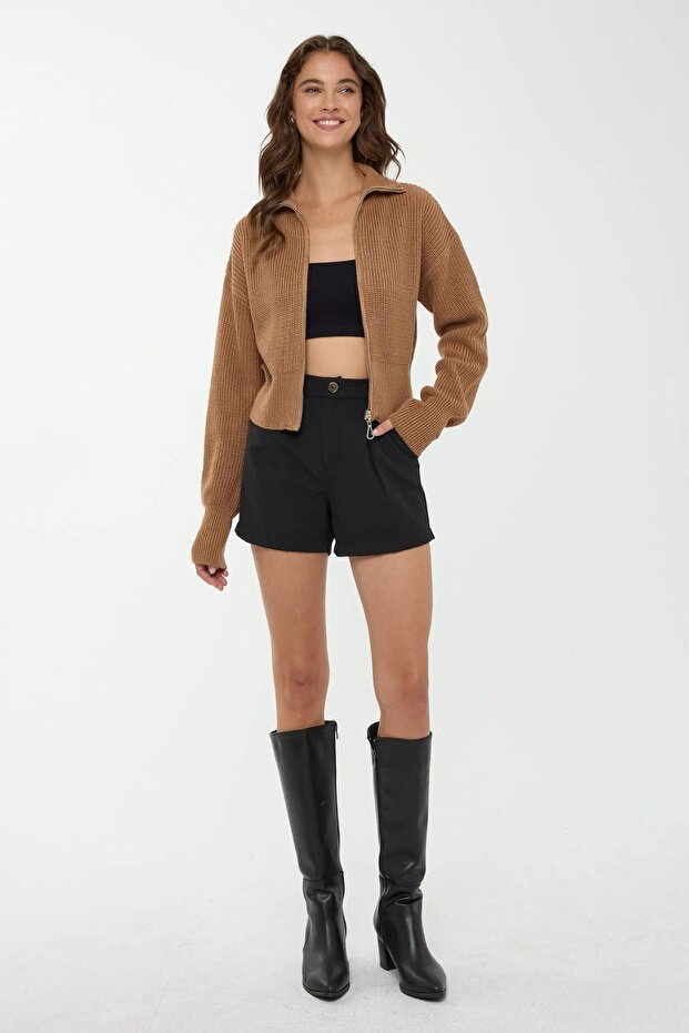 Fermuarlı Hırka - 1