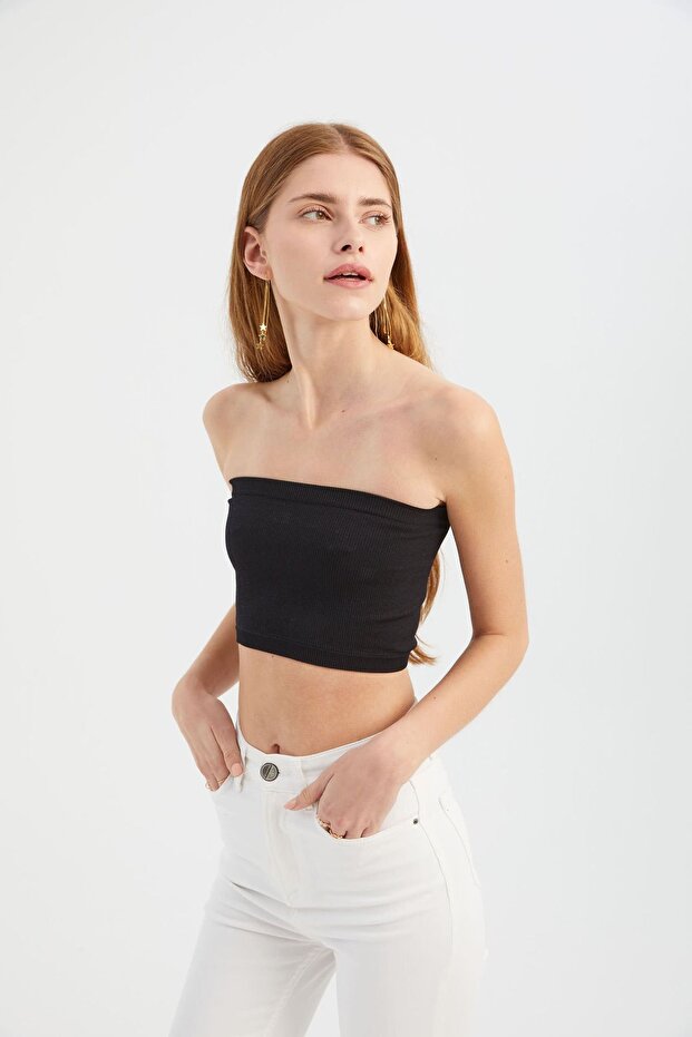 Kolsuz Basic Crop Top - 3