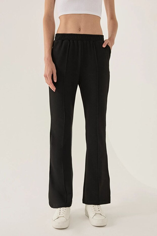 Flared sweatpants - 2