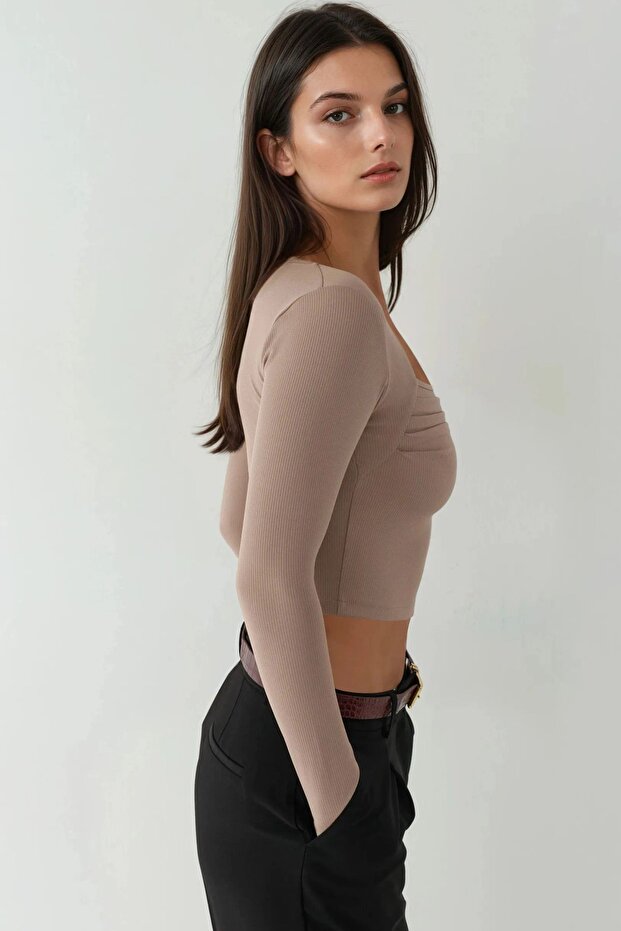 Kırışıklıklı Bluz - 3