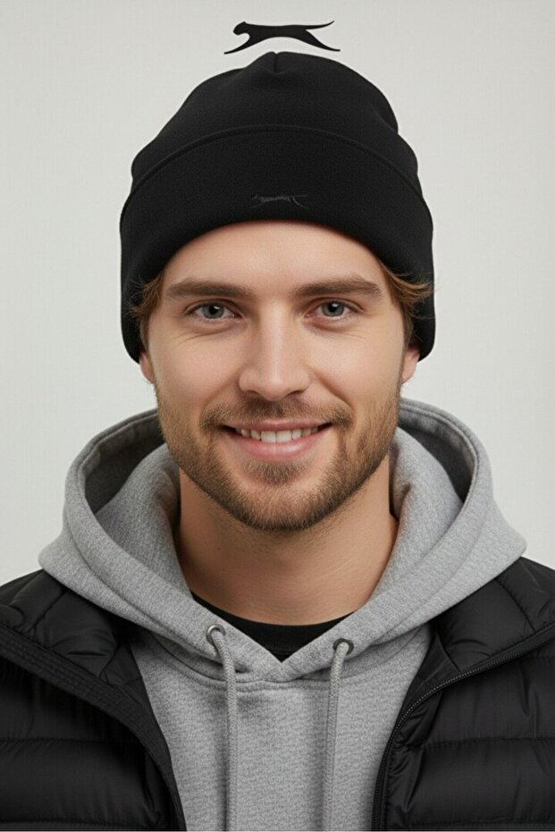 ® Beanie Polar I Unisex Black Beanie