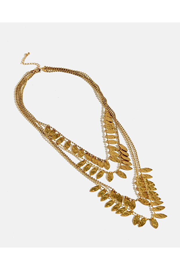 Women Gold Embellished Necklace