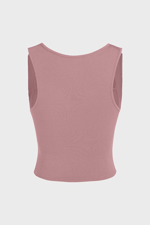 Drape Kare Yaka Bluz - 7