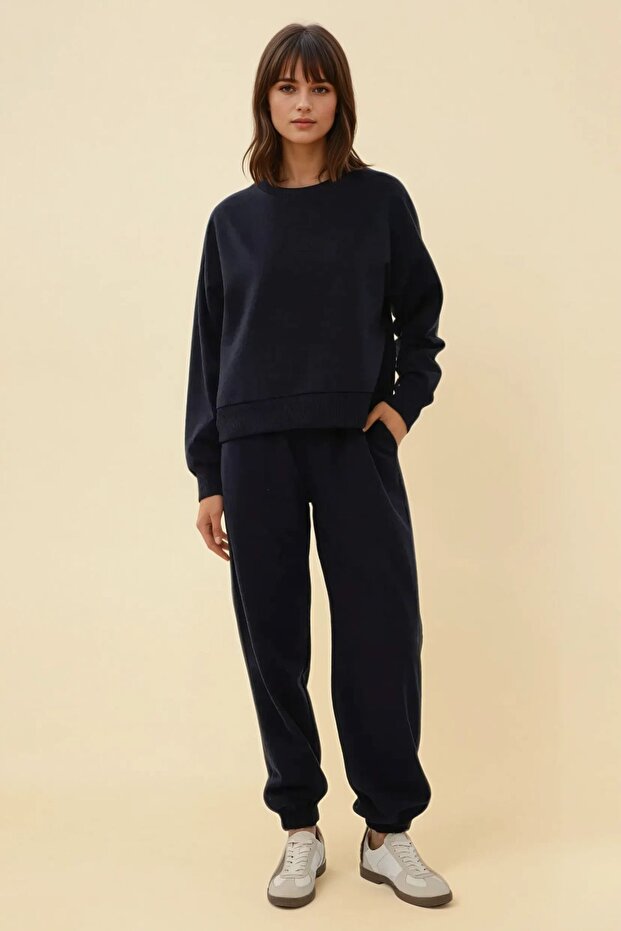 Regular Fit Basic Eşofman Takımı - 1