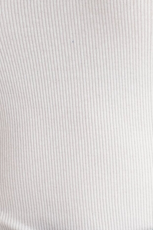 Dik Yaka Fitilli Bodycon Üst - 6