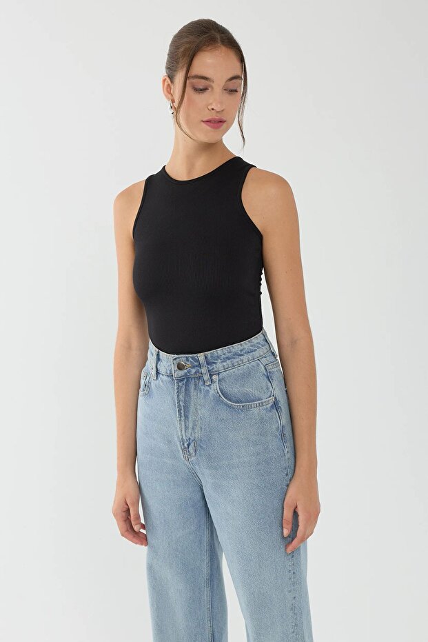 Basic Bisiklet Yaka Body - 5