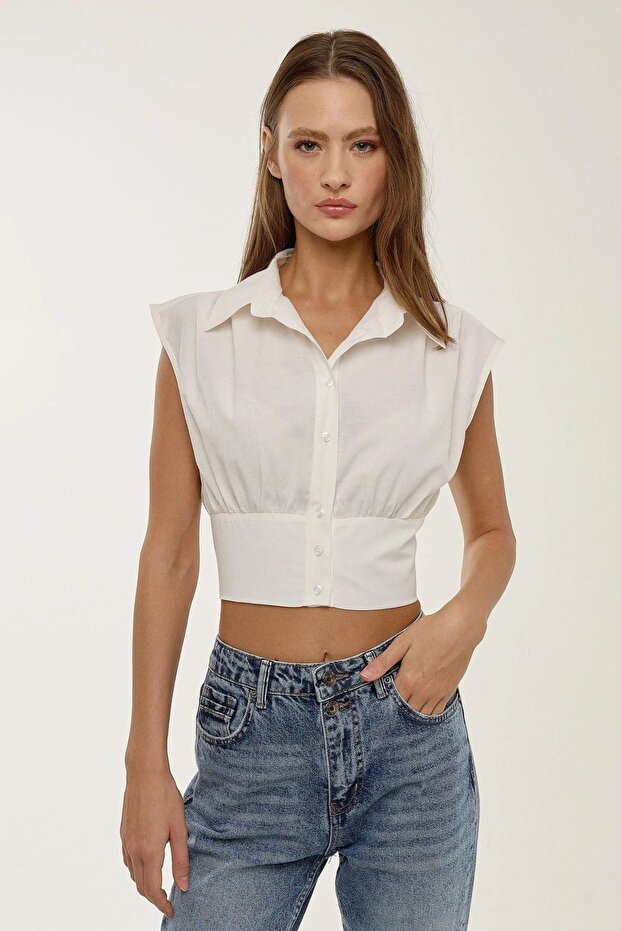 Crop Gömlek - 1
