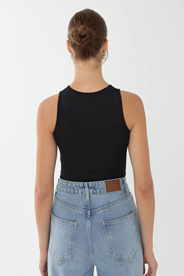 Basic Bisiklet Yaka Body - 7