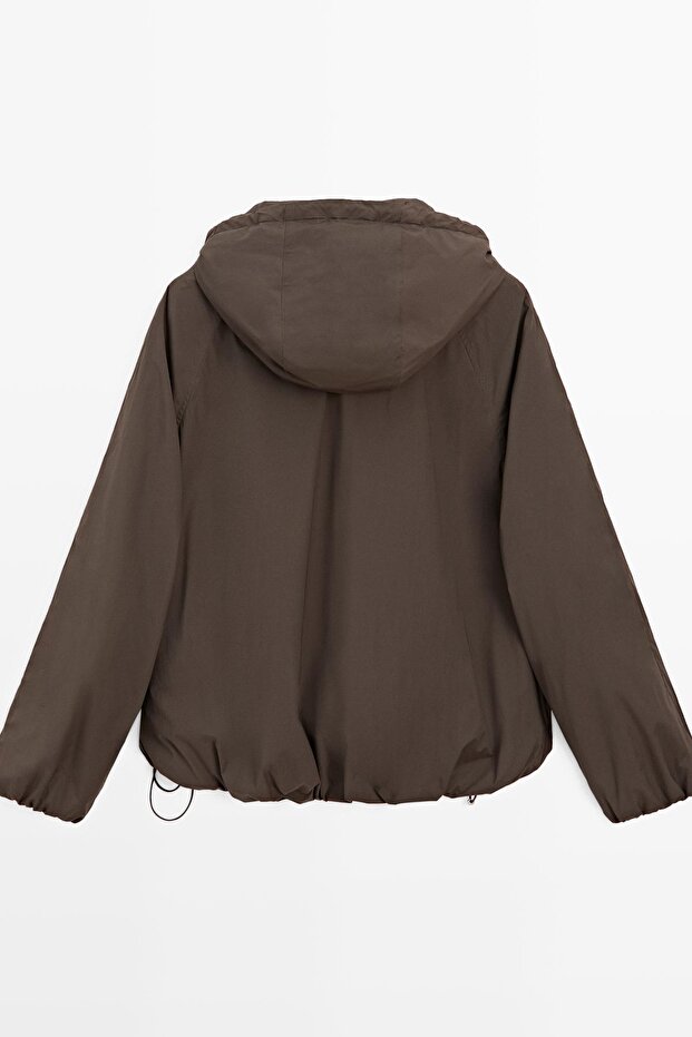 Dik yaka şişme ceket - 8