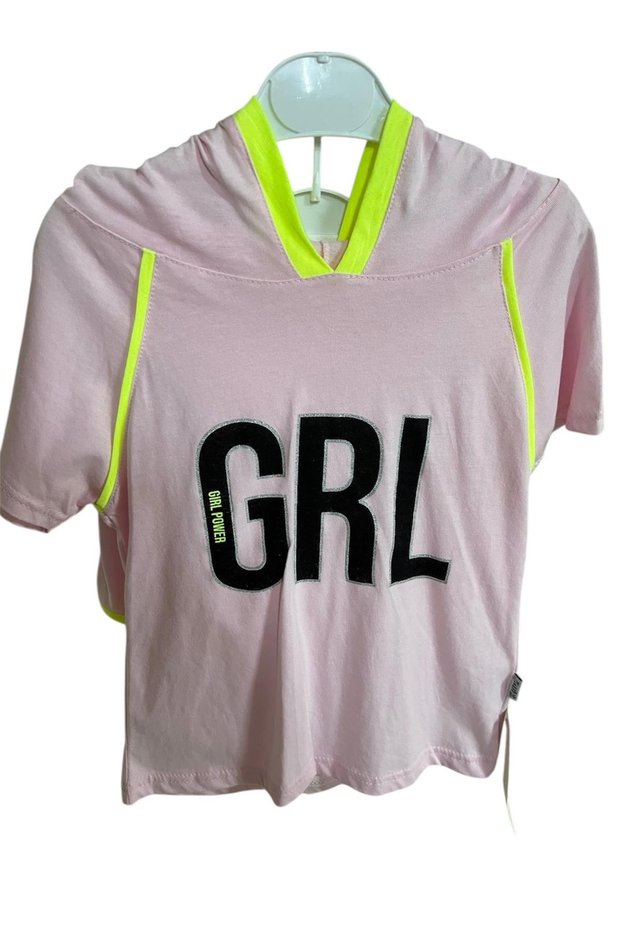 Pink Girls Shorts Suit