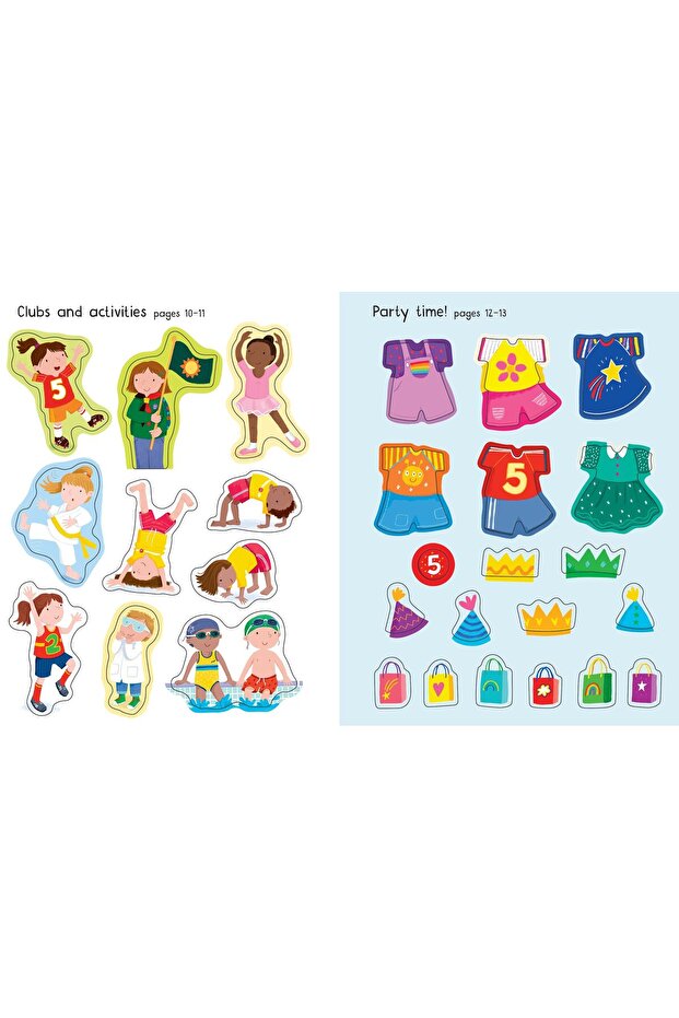 First Sticker Book Getting Dressed - 5