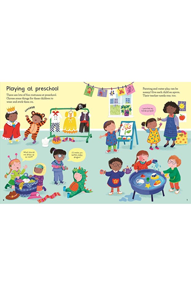 First Sticker Book Getting Dressed - 2