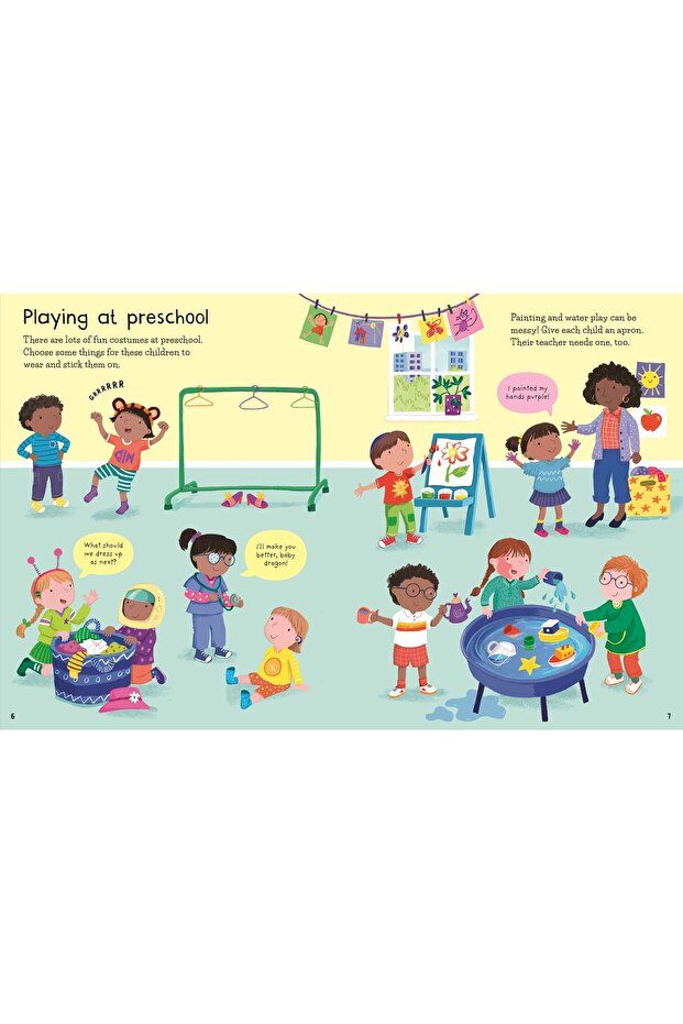 First Sticker Book Getting Dressed - 6