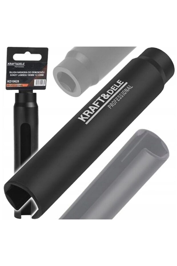 Lambda sensor wrench, 150 mm, 1/2", 22mm, - 1