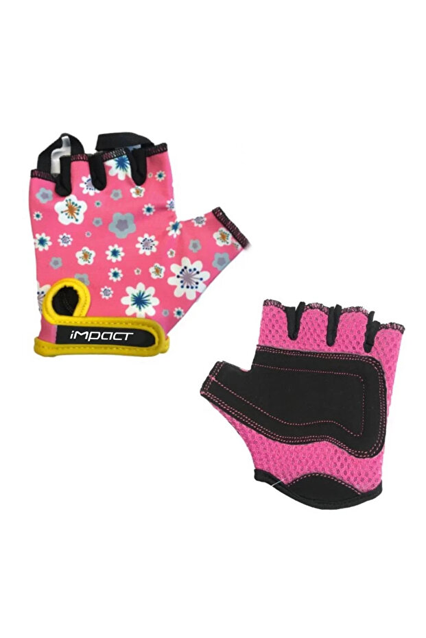 ELDİVEN FLOWER KISA PARMAK PEMBE S ELD-149 - 1