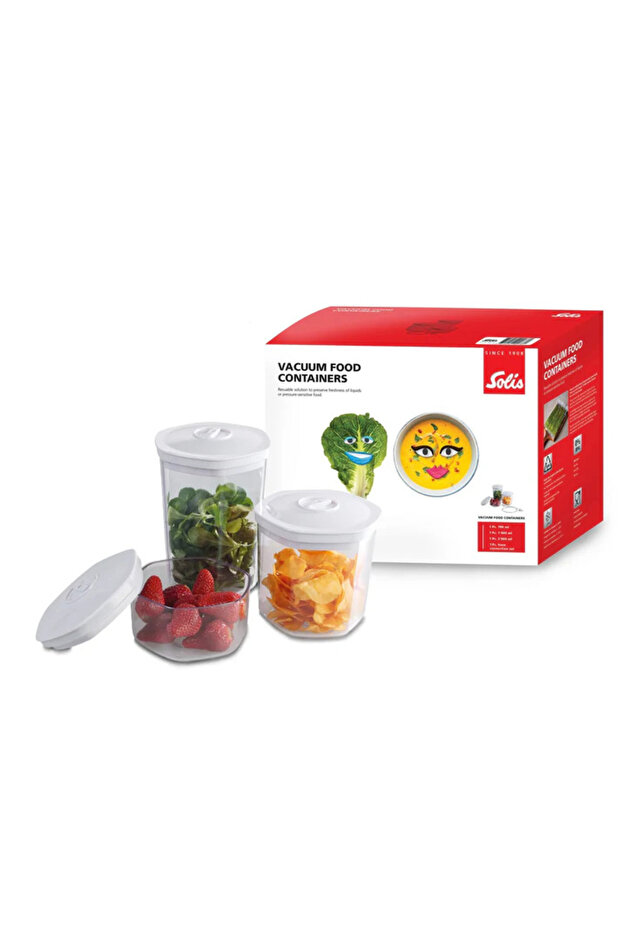 SOLIS Vacuum Packaging Containers 3 pcs Transparent - 3