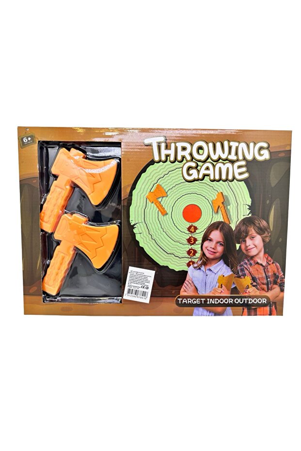 Skill-Building Axe Throwing Target Game Set - 1