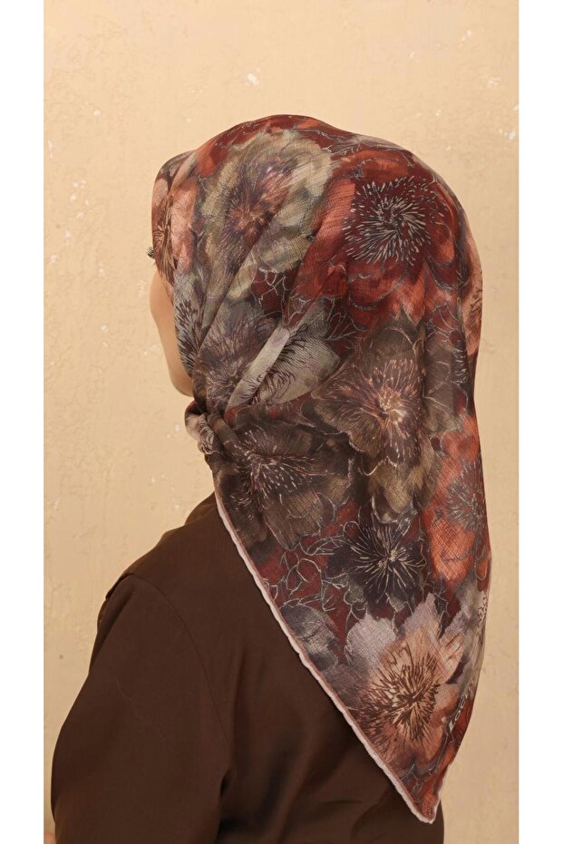 Soft Pamuk Eşarp Taba - 2