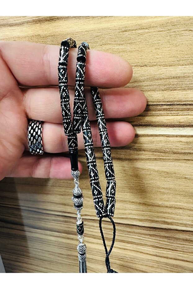 سبحة إرزوروم أولتو فضية مزخرفة بتصميم بويويكرايت بوي