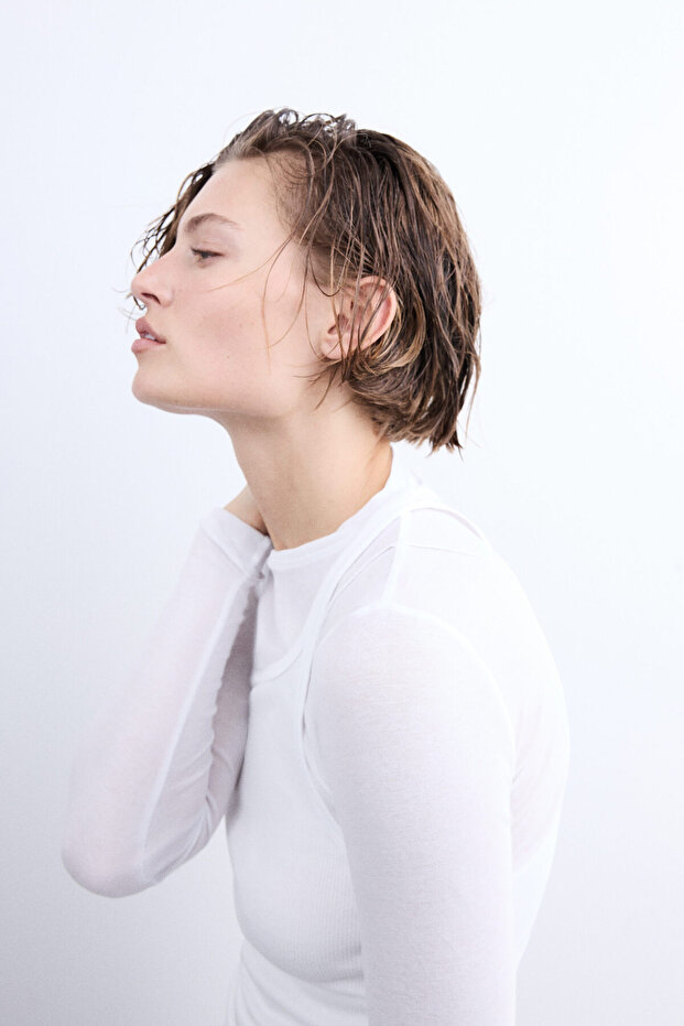 Pima Pamuklu Üst - 4