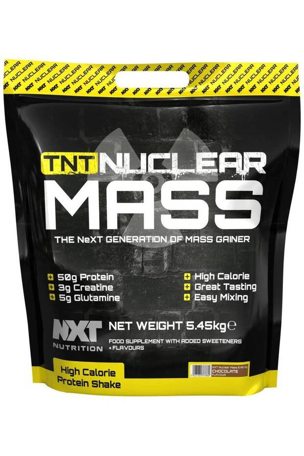 نكست نيوتريشن - تي إن تي نيوكلار ماس جينر (5.4 كجم)NXT Nutrition Nuclear Mass Gainer - شوكولاتة