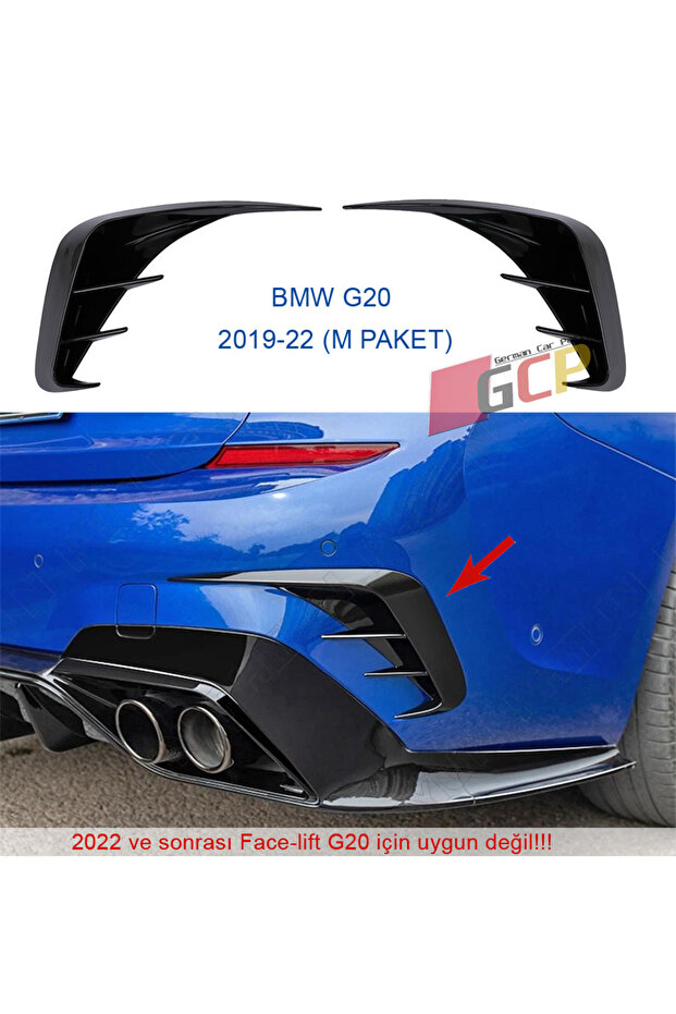 For Bmw G20 m Package Rear Bumper Blades - Bmw G20 Body Kit Modified Accessory