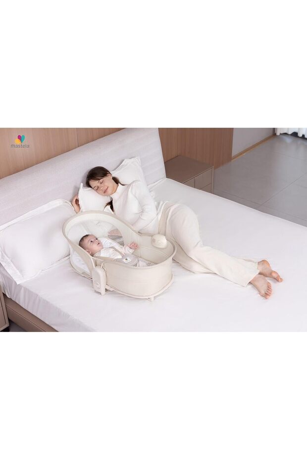 سرير أطفال بجانب السرير - 2