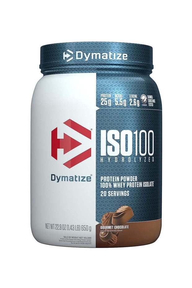 ISO 100 بروتين مصل اللبن المعزول 100% بنكهة الشوكولاتة الفاخرة، 650 غرام