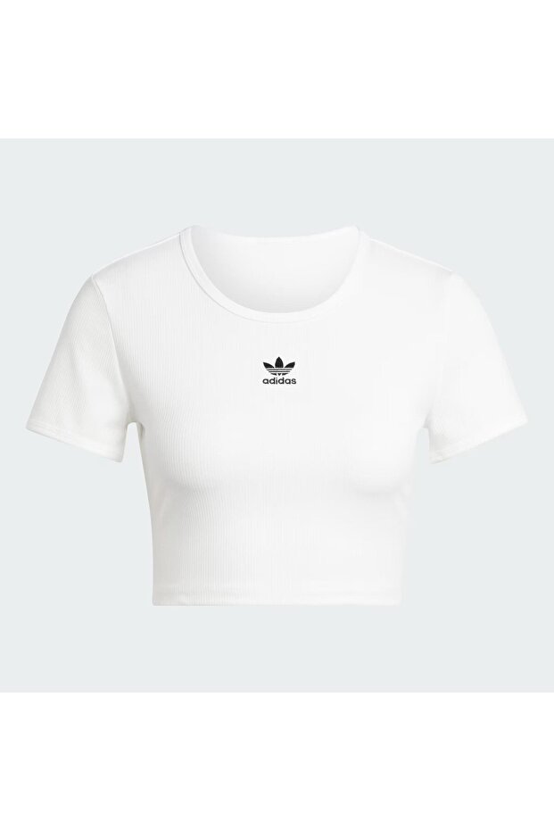 Essentials Ribbed Kadın Tişört - 4